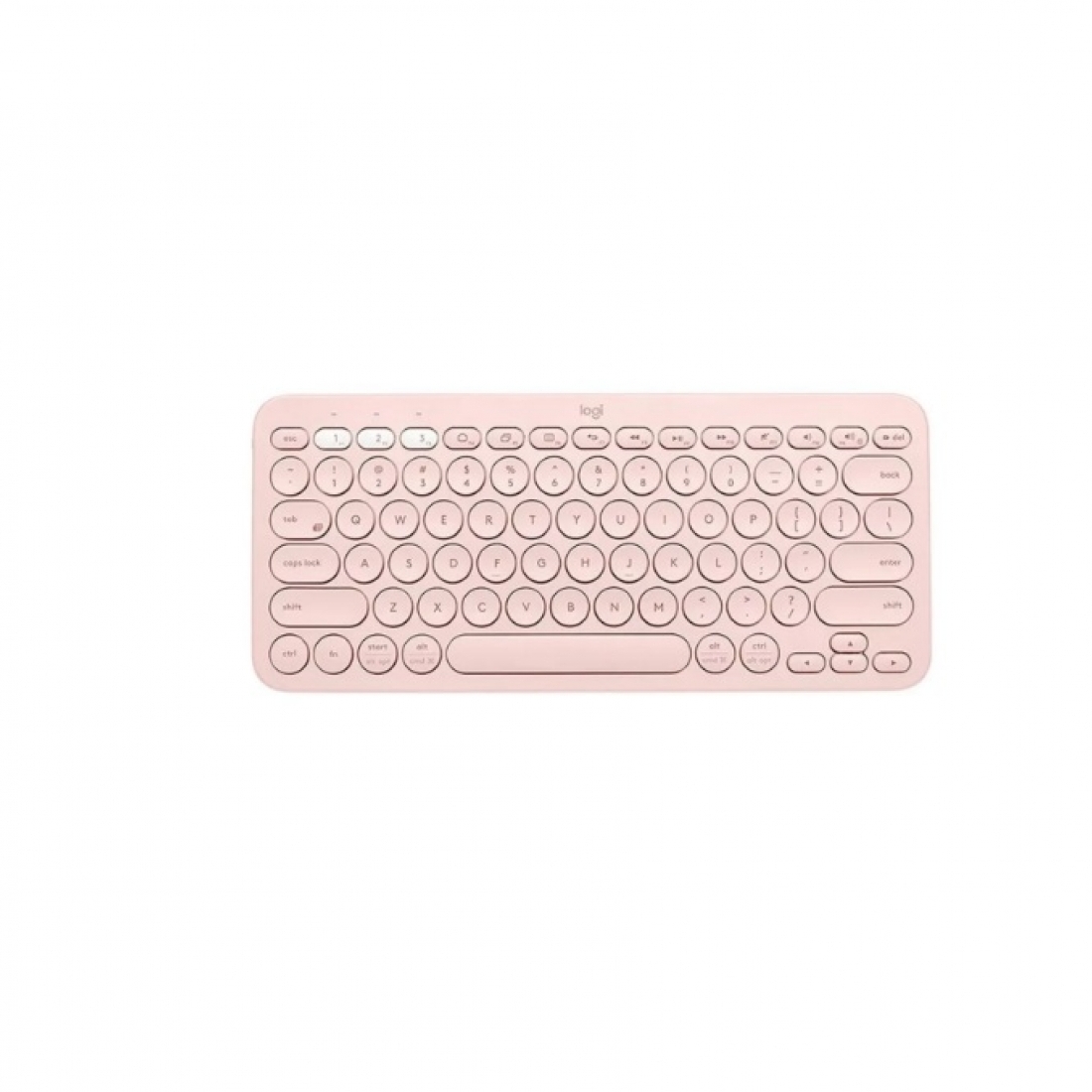 Teclado bluetooth Logitech K380 QWERTY ingls US color Pink
